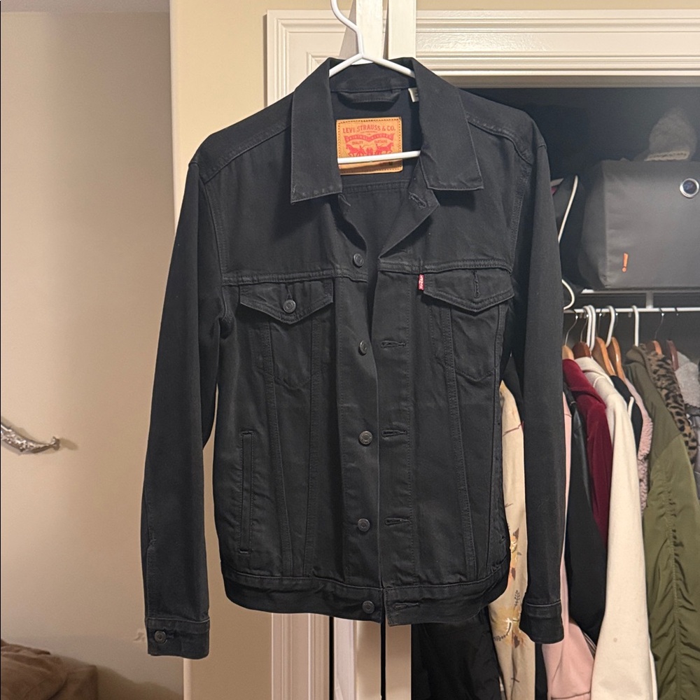 Levi's Black Denim Jacket for Men